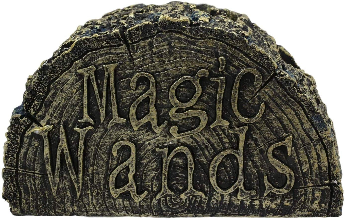 Ebros Dryad Stump of Magic Wand Holder Stand Prop Accessory Decor Collectible