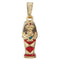 Ebros Egyptian King Tut Coffin Sarcophagus Pendant Jewelry Accessory Egypt Necklace