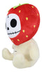 Red Yummy Ichigo Strawberry Furrybones Skeleton Plush Toy Doll 9"H Furry Bones