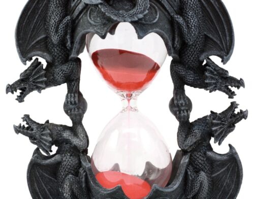 Ebros Gift Invertible Four Elemental Dragons Sand Timer Figurine Dragon Hourglass Sandtimer - Ebros Gift