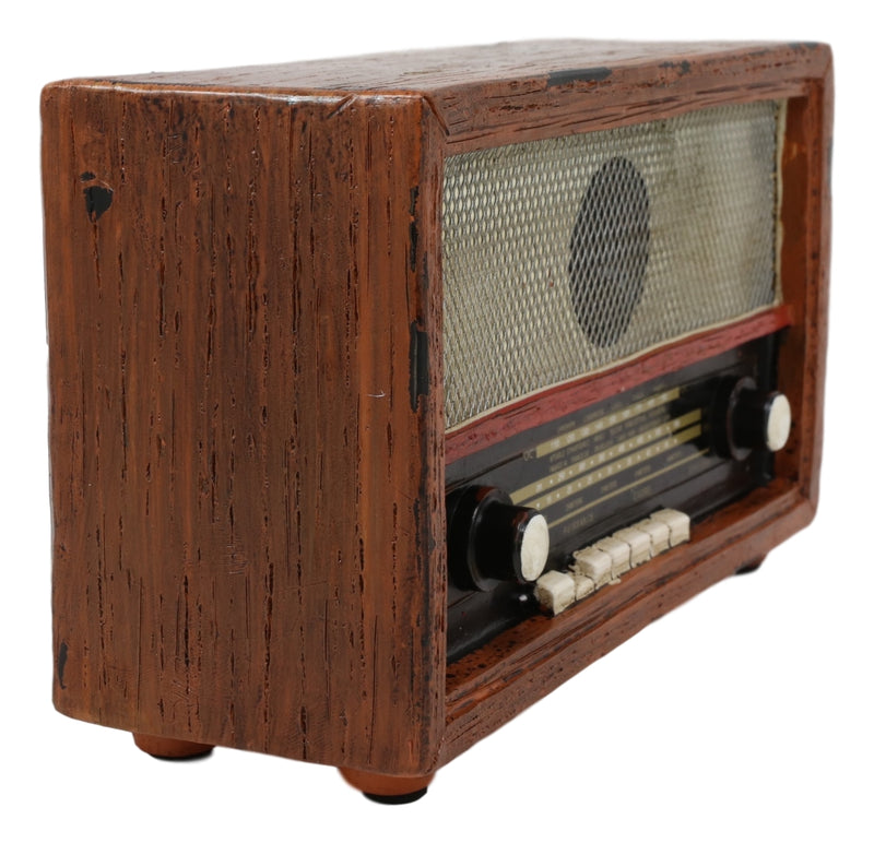 Vintage Retro Rectangle TV Television Box Set Money Coin Piggy Bank Accent Decor