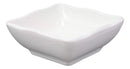 Ebros Contemporary Wavy Artistic Design White Porcelain Condiments Ketchup Mustard BBQ Soy Sauce Dipping Bowl or Dish 2oz Pack of 6 Bowls - Ebros Gift