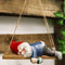 Whimsical Passed Out Drunk Bare Bottoms Up Mr Gnome On Bench Wall Or Tree Hanger