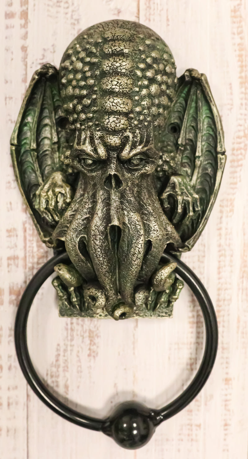 Ebros Nautical Ocean Monster Cthulhu Kraken Octopus Door Knocker Sculpture