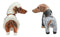Lovely Wedding Bride and Groom Doxies Dachshunds Salt and Pepper Shaker Set