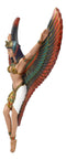 Ebros Ancient Egyptian Goddess Isis with Open Wings Wall Sculpture Decor 18"H