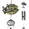 Fishing Marine Freshwater Striped Bass Fish Hanging Mobile Wind Chime Decorative