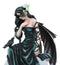 Ebros Large Gothic Lunar Eclipse Raven Fairy Statue 11"H Nene Thomas Dark Skies