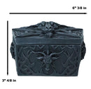 Knights Templar Satan Pentagram Sabbatic Goat Baphomet Keepsake Jewelry Box