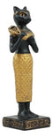Egyptian Goddess Of Protection Bastet Dollhouse Miniature Statue Gods Of Egypt