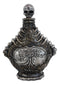Ceramic Witchcraft Mad Doctor Skeleton Spine Powdered Bones Skull Potion Bottle