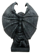 Ebros Gift Gothic Gargoyle Candle Holder Guardian Kneeling Servant Figurine 9"H