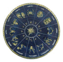 Blue Astrological Horoscopes Zodiac Constellations Sun Decorative Incense Holder