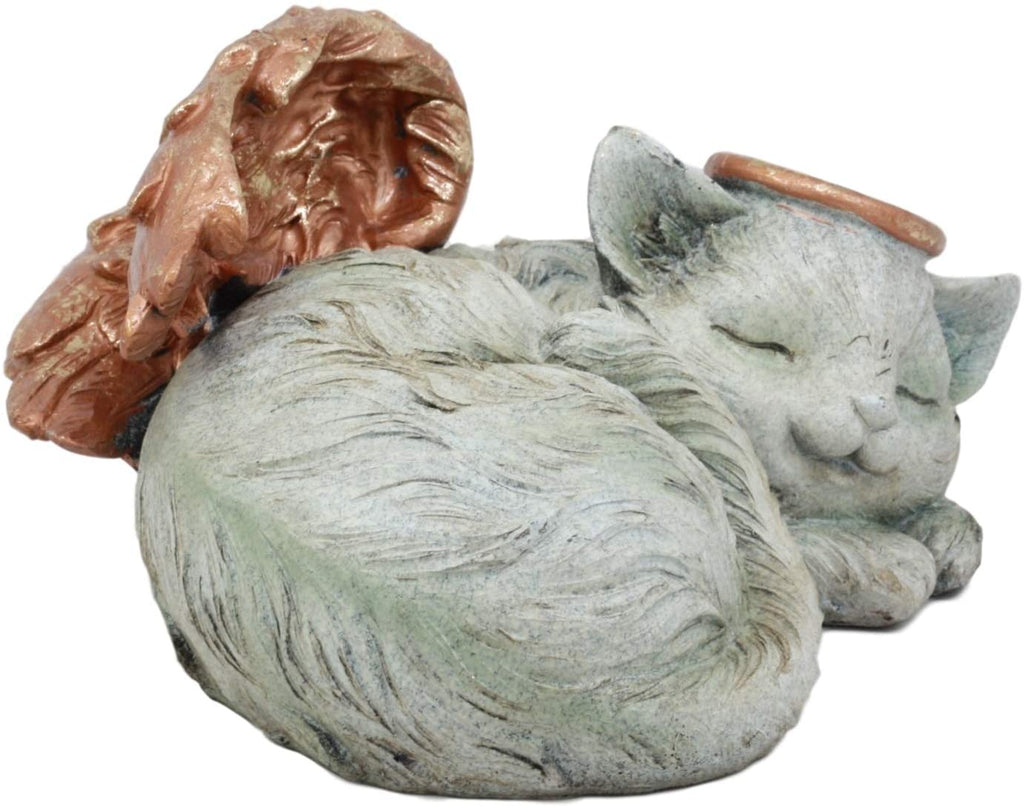 Pacific Giftware Pet Memorial Angel Dog Sleeping Cremation Urn Memorial Statue Bottom Load 30 Cubic Inch