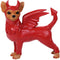 Ebros Adorable Red Devil Chihuahua Collection Cute In Costume 4.5"L