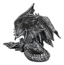 Silent Killer Gothic Prowling Dragon With Open Wings Shelf Sitter Figurine