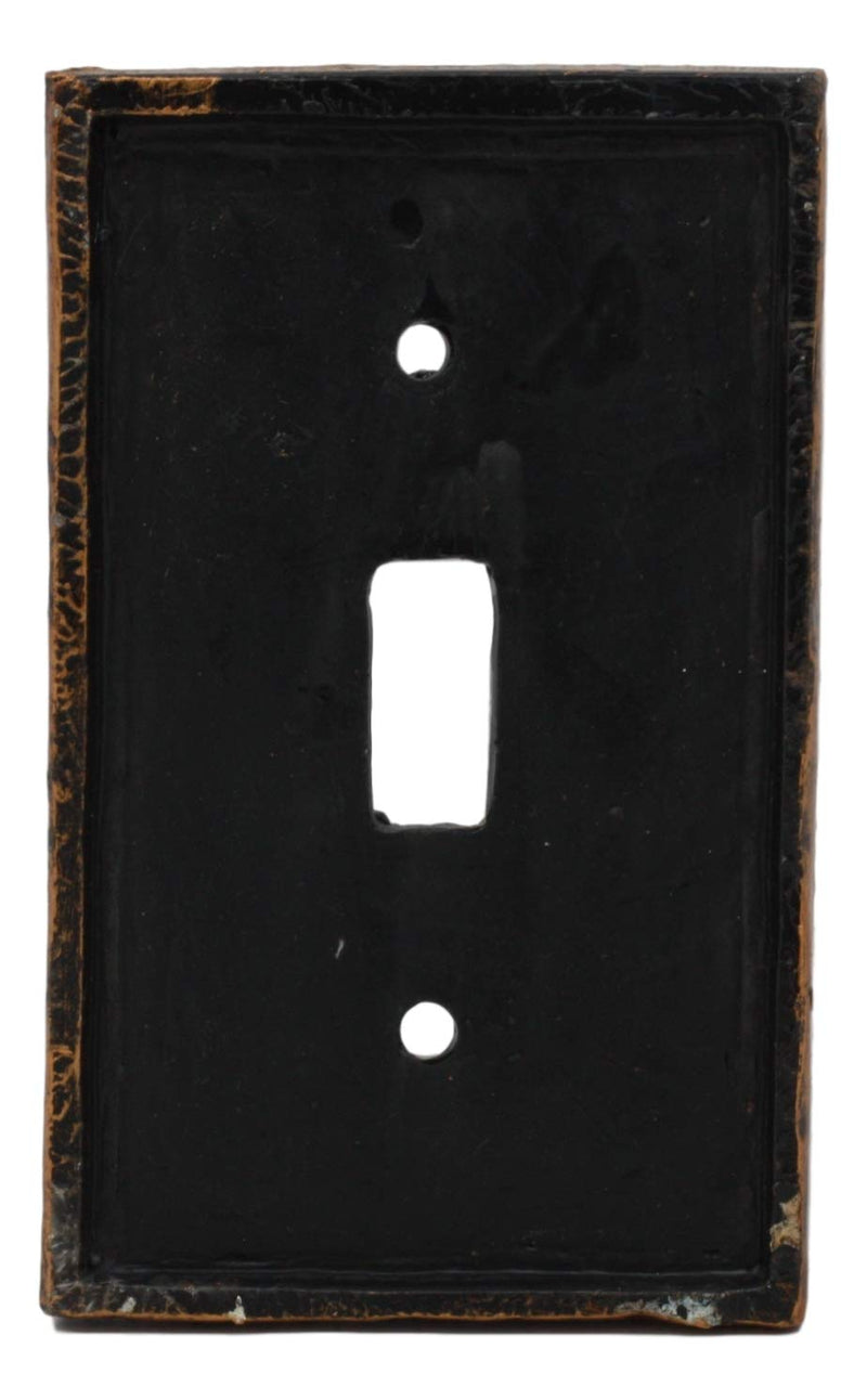 Ebros Steampunk Clockwork Gearwork Design Wall Light Switch Plate Set of 4