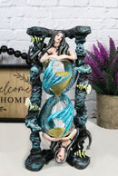 Ebros Large Sirens Of The Seas Necromancer Gothic Mermaid Sand Timer Pillar 9"H