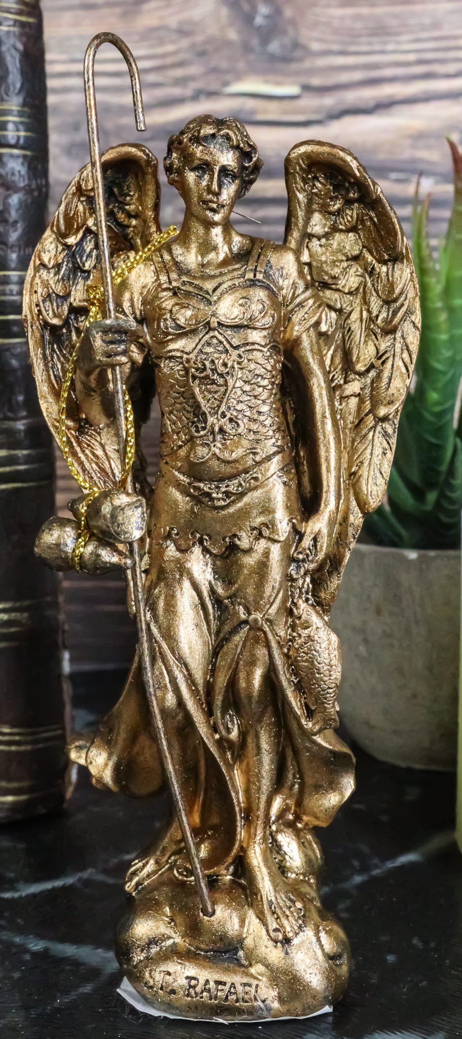 Ebros Catholic Archangel Saint Raphael Statue 5"Tall Sacrament of Pennance And Healing - Ebros Gift