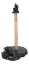 Medieval Draco's Swipes Sleeping Dragon By Castle Fort Paper Towel Holder Stand