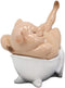 Ebros Sexy Babe Marilyn The Swine Pig Diva Bathing in Bathtub Statue 6"L Animal Decor