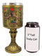 Ebros Ancient Egyptian Kneeling Maat Larger 16oz Cylindrical Wine Goblet Chalice