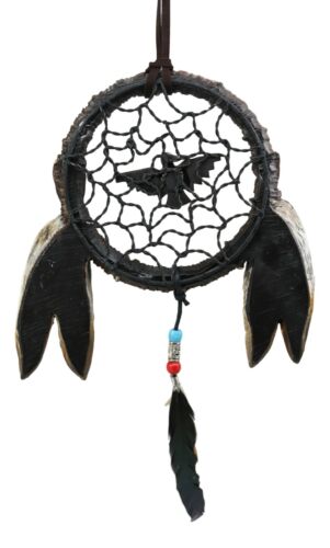 Native Indian Turquoise Raven Ring Dreamcatcher Wall Hanging Decor Dream Catcher