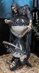 Soul Harvester Time Waits For No Man Gothic Grim Reaper With Scythe Sand Timer