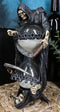 Soul Harvester Time Waits For No Man Gothic Grim Reaper With Scythe Sand Timer