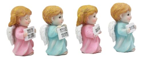 Heavenly Hope Kneeling Prayer Beautiful Angel Figurine Inspirational Decor