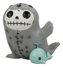 Furry Bones Sea World Marine Elephant Seal Skeleton With Mini Whale Figurine