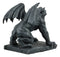 Ebros Winged Demonic Bull Gargoyle Statue Gothic Night Crawler Sentry Stone Devil