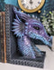 Dragon Beauty Nimrod Warrior Legendary Dragon Head Bookends Set of 2 Statue 7.5"