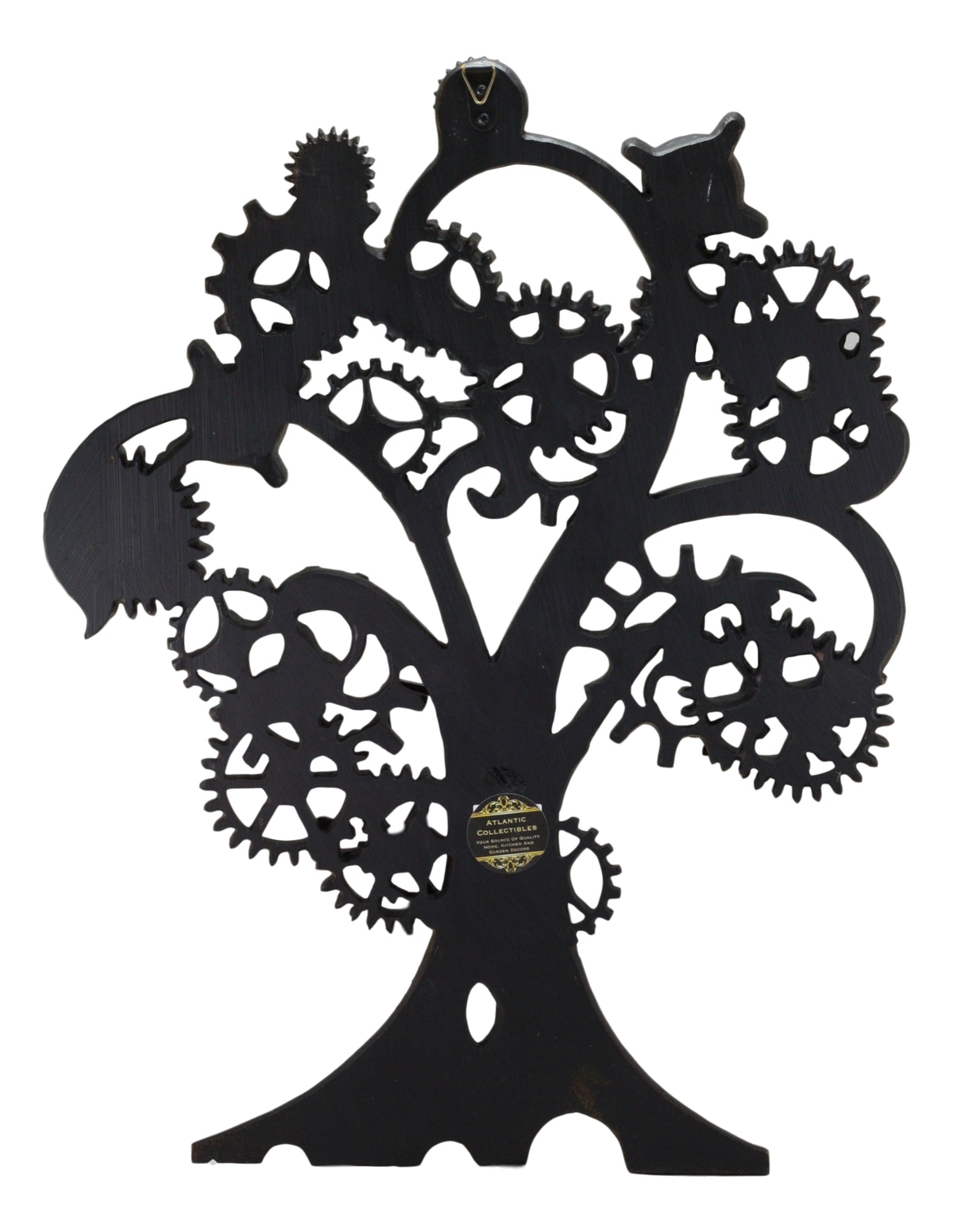 Ebros Large 20" High Steampunk Tree of Life Wall Decor Victorian Sci Fi Celtic Sacred Tree with Painted Gearwork Pressure Gauge Hanging Plaque Figurine - Ebros Gift