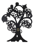 Ebros Large 20" High Steampunk Tree of Life Wall Decor Victorian Sci Fi Celtic Sacred Tree with Painted Gearwork Pressure Gauge Hanging Plaque Figurine
