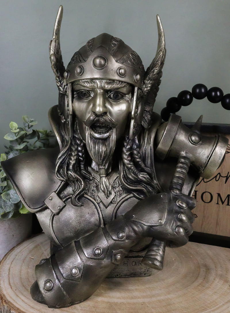 Viking God Thor Statue 7.75 Height Prince of Asgard Thundering Rage  Figurine
