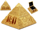 Egyptian Tomb Golden Pyramid Of Deities Gods Jewelry Ornament Box Figurine