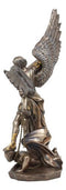 Ebros Large Archangel Saint Michael Slaying Satan Statue 14" Tall Figurine