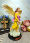 Ebros Archangel Saint Jofiel Jophiel Statue 10" H Figurine with Brass Name Plate
