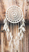 Bohemian Chic Hand Woven Macrame Dream Catcher Bedroom Feathers Boho Wall Decor