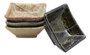 Traditional Design Japanese Tenmoku Soy Sauce Dipping Bowl or Dish Set of 4