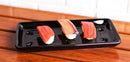 Pack Of 2 Made In Japan Black Neta Zara Porcelain Sushi Sashimi Chef Drip Plates
