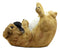 Ebros Apricot Fawn Pug Wine Holder 8.25" Long Canine Dog Wine Bottle Holder