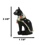 Ancient Egyptian Bastet Cat Goddess Pewter Austrian Crystals Trinket Jewelry Box