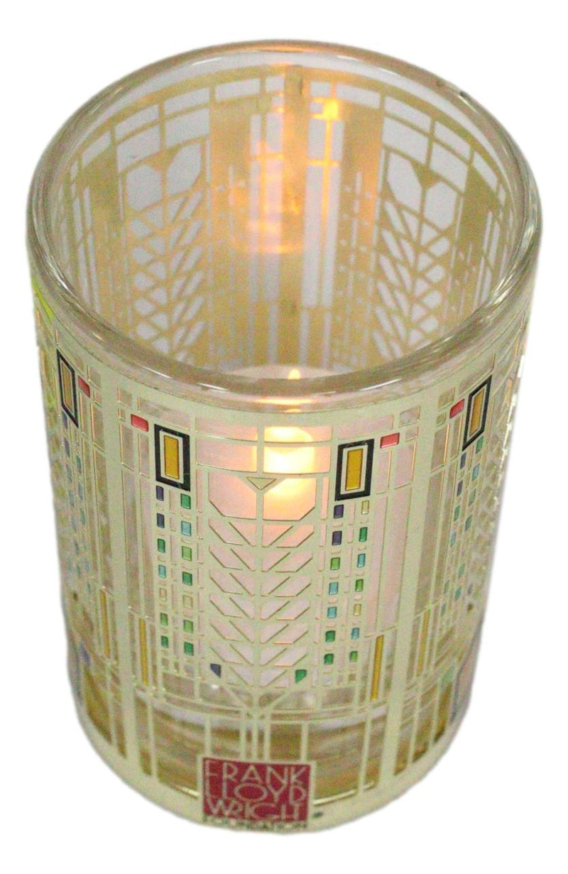 Frank Lloyd Wright Darwin Martin House Tree of Life Brass Votive Candle Holder