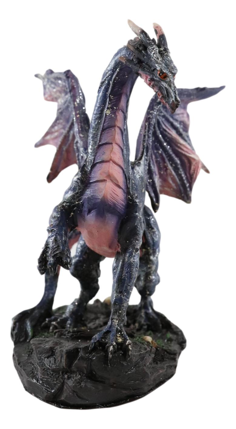 Ebros Fantasy Midnight Dragon Pawing Beneath The Moon Figurine Dream Weaver Sculpture
