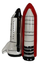 Space Shuttle Apollo Planets & Moon Exploration Salt And Pepper Shakers Set