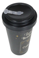 Wicca Psychic Tarot Readings Coffee Card Bamboo Travel Mug Cup W/ Lid And Sleeve