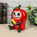 Furrybones Red Ringo Chili Pepper Skeleton With Pencil Furry Bones Figurine