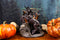 Ebros Fantasy Black Macabre Unicorn By Graveyard Of Skulls Electric Oil Burner Statue